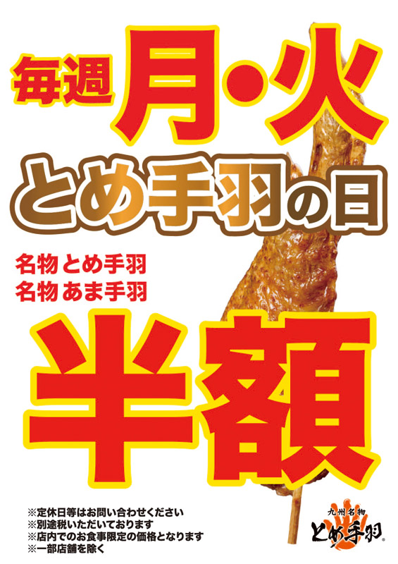 とめ手羽の日 画像